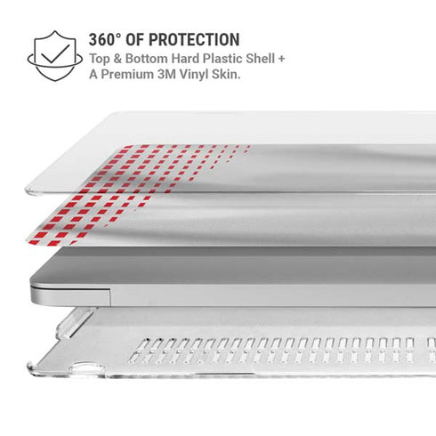 Tunisia Soccer Flag MacBook Pro 16in (2019-20) Case plus Skin